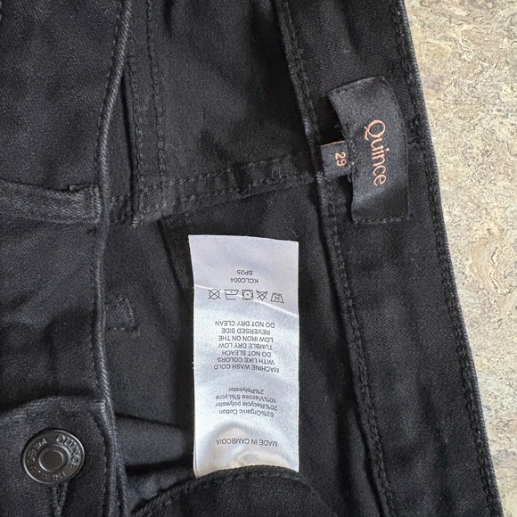 Quince Bella Stretch Straight jeans size 29 worn once - Picture 5 of 5